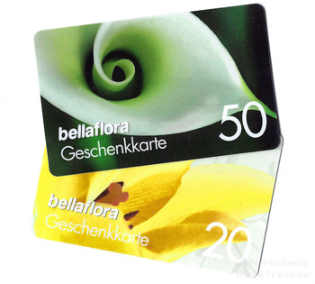 Wertgutscheine von Bellaflora